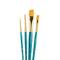 Princeton™ RealValue™ Golden Taklon 4 Piece Brush Set